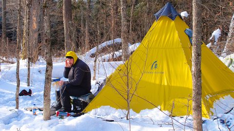 Photo from Minnesing Trail: 3 days winter camping