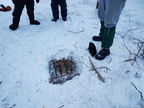 Photo from Beginners Winter Backpacking Course