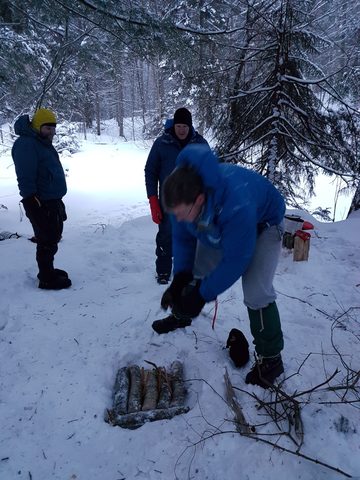 Photo from Beginners Winter Backpacking Course