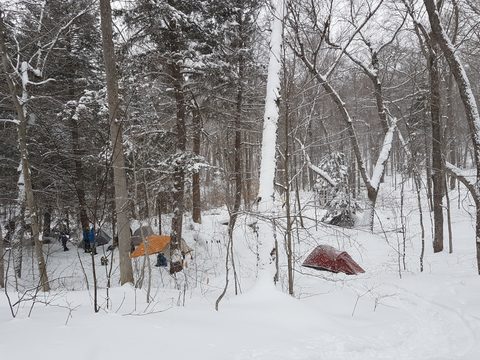 Photo from Beginners Winter Backpacking Course