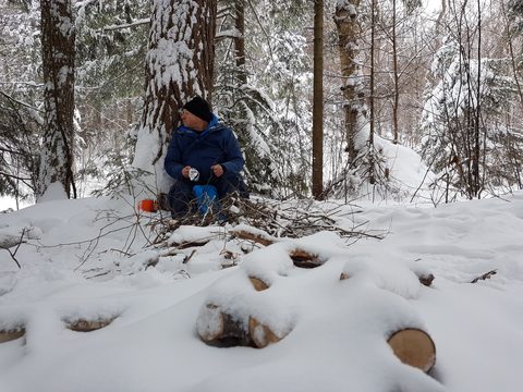 Photo from Beginners Winter Backpacking Course