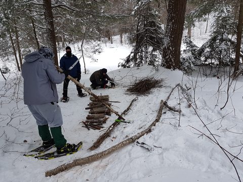 Photo from Beginners Winter Backpacking Course
