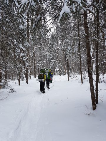 Photo from Beginners Winter Backpacking Course