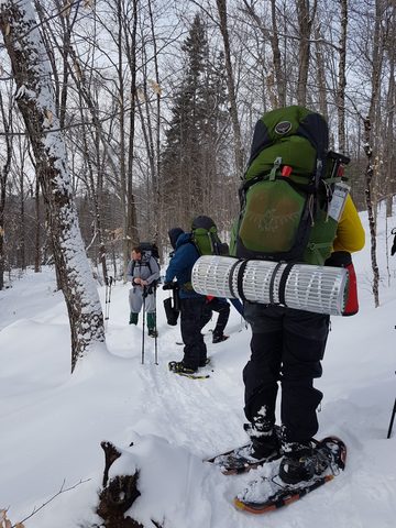 Photo from Beginners Winter Backpacking Course