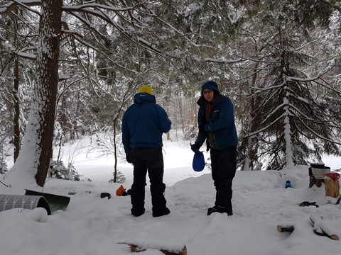 Photo from Beginners Winter Backpacking Course