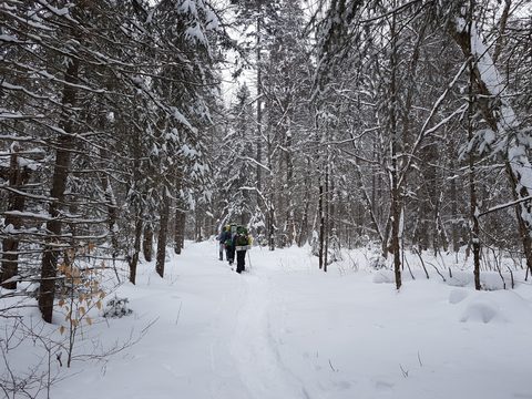 Photo from Beginners Winter Backpacking Course