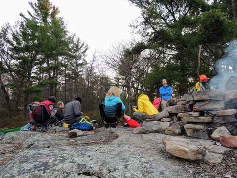 Photo from McCrae Lake Spring Cleanup