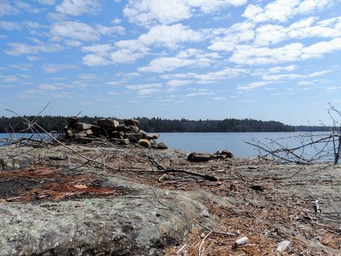 Photo from McCrae Lake Spring Cleanup