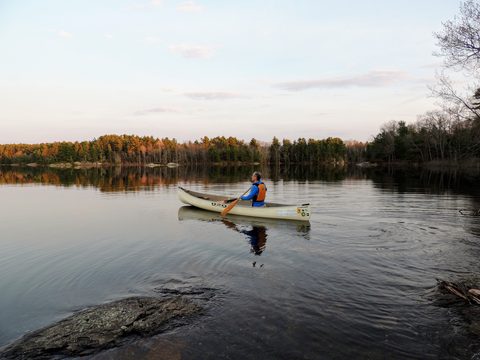 Photo from McCrae Lake Spring Cleanup