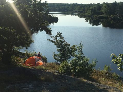Photo from Backpacking East Side of QEW, Devils Lake to Victoria Section