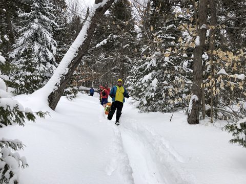 Photo from Minnesing Trail: 3 days winter camping