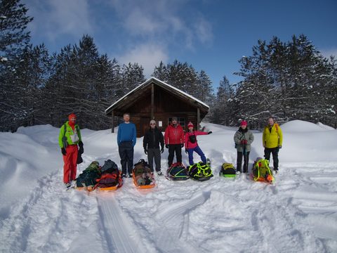 Photo from Minnesing Trail: 3 days winter camping