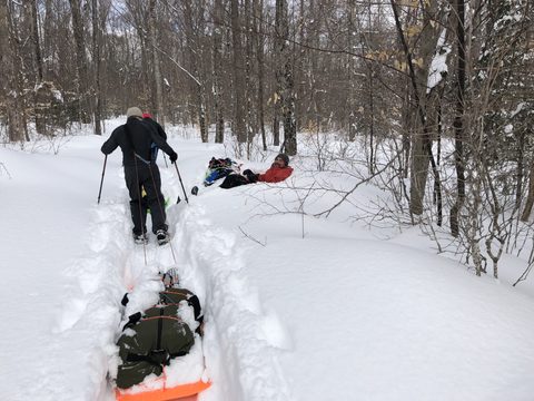 Photo from Minnesing Trail: 3 days winter camping
