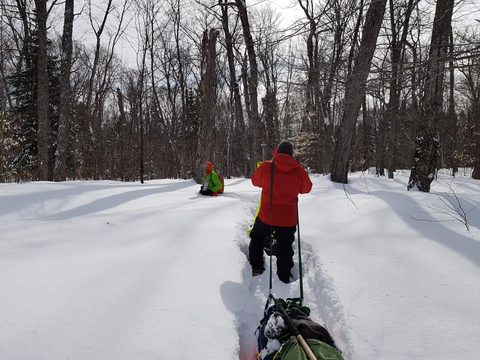 Photo from Minnesing Trail: 3 days winter camping