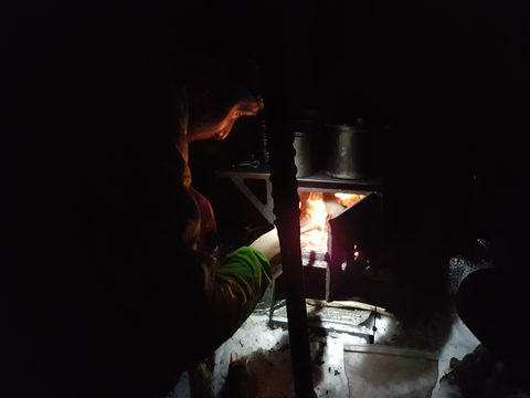 Photo from Minnesing Trail: 3 days winter camping