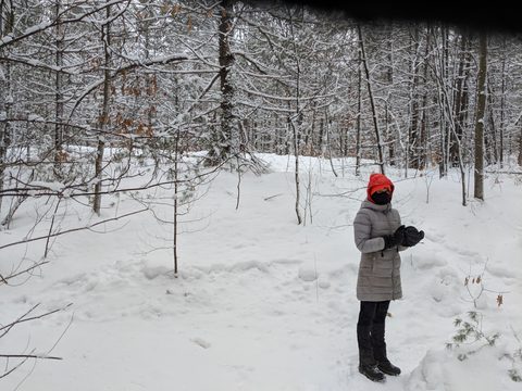 Photo from Beginners Winter Backpacking Course