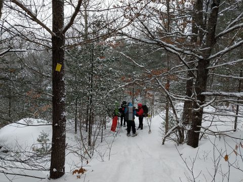 Photo from Beginners Winter Backpacking Course