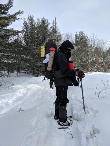 Photo from Beginners Winter Backpacking Course