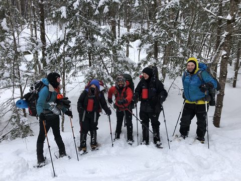 Photo from Beginners Winter Backpacking Course
