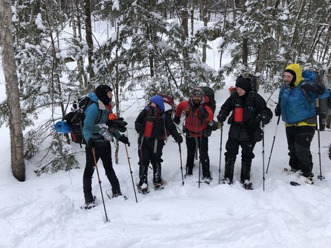 Photo from Beginners Winter Backpacking Course
