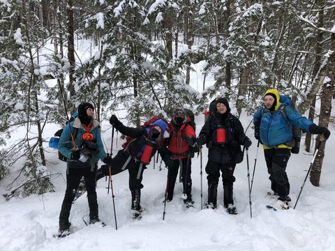 Photo from Beginners Winter Backpacking Course