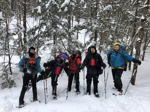 Photo from Beginners Winter Backpacking Course
