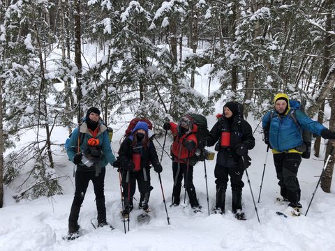 Photo from Beginners Winter Backpacking Course