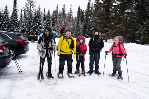 Photo from New Moon Snowshoeing, Guskewau Lake, Algonquin