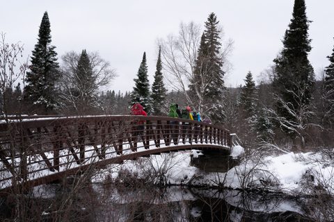 Photo from New Moon Snowshoeing, Guskewau Lake, Algonquin