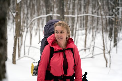 Photo from New Moon Snowshoeing, Guskewau Lake, Algonquin
