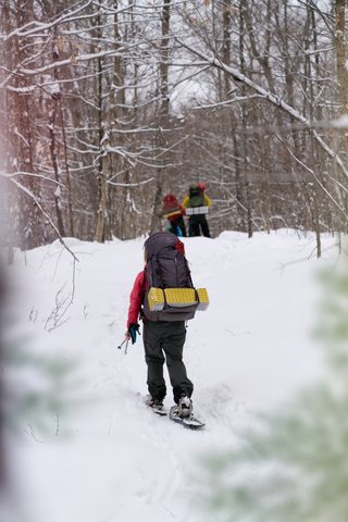 Photo from New Moon Snowshoeing, Guskewau Lake, Algonquin