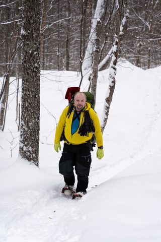 Photo from New Moon Snowshoeing, Guskewau Lake, Algonquin