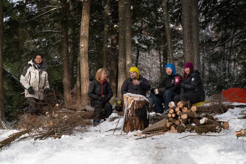 Photo from New Moon Snowshoeing, Guskewau Lake, Algonquin