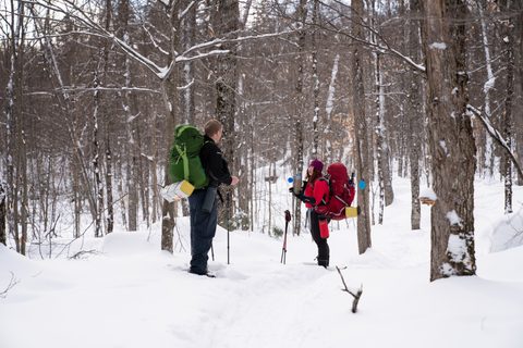 Photo from New Moon Snowshoeing, Guskewau Lake, Algonquin
