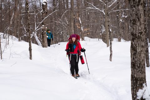 Photo from New Moon Snowshoeing, Guskewau Lake, Algonquin