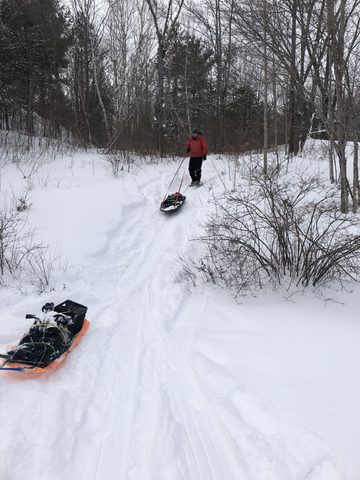 Photo from Queen Elizabeth II Wildlands - 2020 Pulk Pull