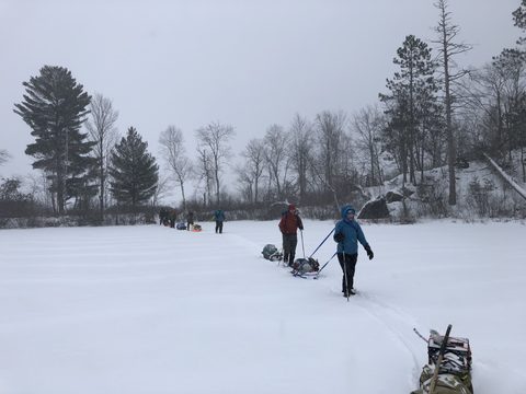 Photo from Queen Elizabeth II Wildlands - 2020 Pulk Pull