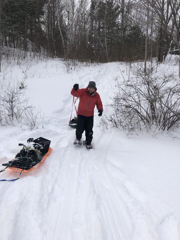 Photo from Queen Elizabeth II Wildlands - 2020 Pulk Pull