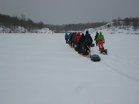 Photo from Queen Elizabeth II Wildlands - 2020 Pulk Pull