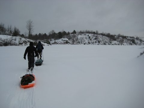 Photo from Queen Elizabeth II Wildlands - 2020 Pulk Pull