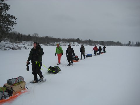 Photo from Queen Elizabeth II Wildlands - 2020 Pulk Pull