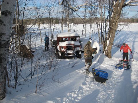 Photo from Queen Elizabeth II Wildlands - 2020 Pulk Pull