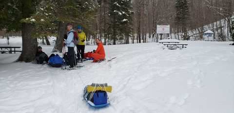 Photo from Minnesing Trail winter camping