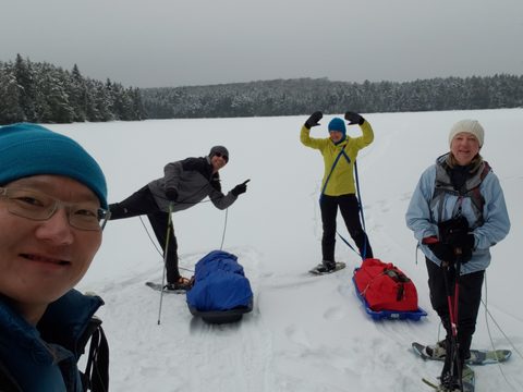 Photo from Minnesing Trail winter camping