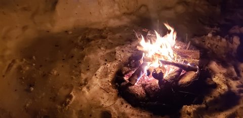 Photo from Minnesing Trail winter camping