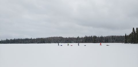 Photo from Minnesing Trail winter camping