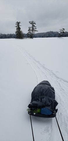 Photo from Minnesing Trail winter camping