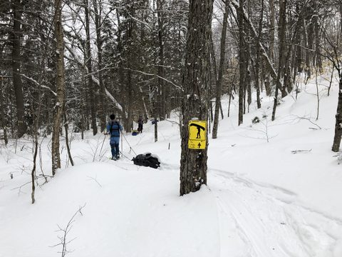 Photo from Minnesing Trail winter camping