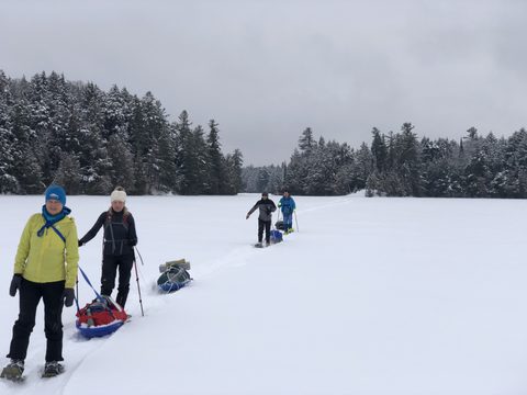 Photo from Minnesing Trail winter camping