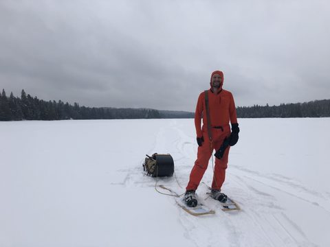 Photo from Minnesing Trail winter camping
